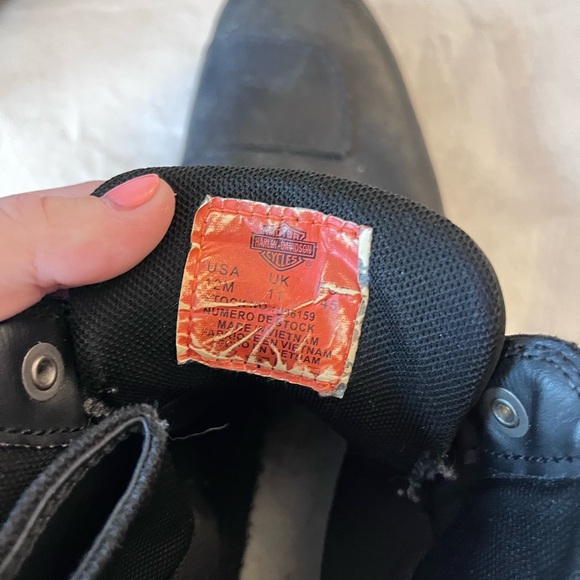 Harley-Davidson Men's Rugged Black Boots - Picture 6 of 7